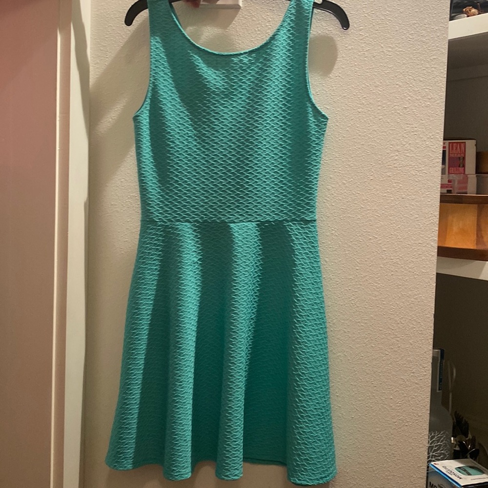 H&M teal dress